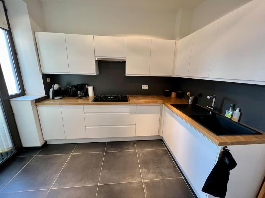 Bellevue - Grand Appartement Pour 5 Sur Les Quais De La Meuse Liege Bagian luar foto